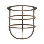 Lauko &scaron;viestuvo gaubto apsauga Elstead Lighting Sheldon SHEL-SOM-CAGE-BR