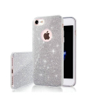 OEM Glitter 3in1 Case skirtas Samsung Galaxy A52 5G / A52 4G / A52s 5G, sidabrinis