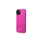Guess iPhone 14 6,1" GUHCP14SSLSMF fuschia Vintage Gold Logo
