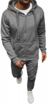 Sportinis kostiumas vyrams J.Style Fleece Grey 68C10386-5, pilkas