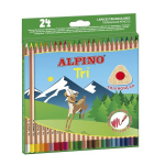 Spalvoti pie&scaron;tukai Alpino Pri, 24 spalv.