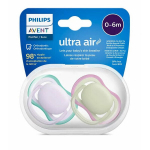 Čiulptukai Philips Avent SCF085/24, 2 vnt, 0-6 mėn, rožinis/žalias