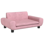 Vaiki&scaron;ka sofa vidaXL, rožinė