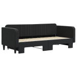 Sofa-lova vidaXL, 90x200 cm, juoda