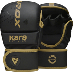 MMA treniruočių pir&scaron;tinės RDX F6 Kara, juodos/auksinės
