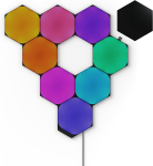 Nanoleaf sieninis &scaron;viestuvas Shapes Ultra Black Hexagon