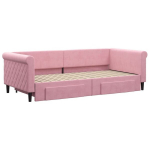 Sofa-lova vidaXL, 90x200 cm, rožinė