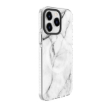 Evelatus PC+TPU dėklas su MagSafe skirtas Apple iPhone 15 Pro Marmuro balta