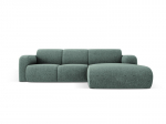 De&scaron;ininė sofa Windsor & Co Lola, 250x170x72 cm, žalia