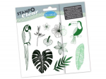 Antspaudų rinkinys silikone Aladine Stampo Clear 10vnt. Jungle blister