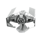 Metalinė dėlionė - konstruktorius Metal Earth Star Wars Darth Vader's Tie Fighter 3D