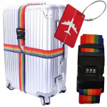 Apsauginis diržas kelioniniam lagaminui, vaivoryk&scaron;tinis