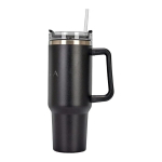 Kelioninis puodelis su rankena ir &scaron;iaudeliu Yogasuper, 1200ml