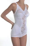 Liekninantis bodis moterims Sassa Mode 802 100, baltas