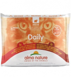 Almo Nature Daily su vi&scaron;tiena ir jautiena/su antiena, 6x70 g