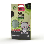 Biologi&scaron;kai skaidus žaliosios arbatos kvapo kačių kraikas Bubu Pets Tofu, 2,5kg / 6L