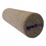 Masažinis volas Sportbay Cork Fascia Roller, 30x10cm, rudas
