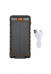 Atsarginis maitinimo &scaron;altinis ("Power Bank") Power bank su saulės panele 20 000 mAh