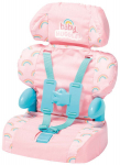 Automobilinė kėdutė Baby Huggles lėlėms iki 46 cm Casdon, 71050, rožinė