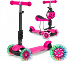 Vaiki&scaron;kas paspirtukas Ricokids Buggy, rožinis