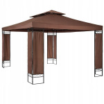 Pavėsinė Fluxar, 2.9 x 3.9 x 2.65 m, ruda