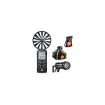 Mentelinis anemometras su aplikacija gaubtais ir srauto tiesintuvu Testo 417 Kit 2