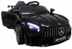 Vienvietis vaiki&scaron;kas elektromobilis Mercedes GTR-S, juodas