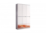 Prie&scaron;kambario spintelė Trendteam Mirror, 111x34x191 cm, balta