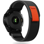 Tech-Protect Nylon Strap for Garmin Fenix &acirc;&acirc;5|6|6 Pro|7 - Black|Orange