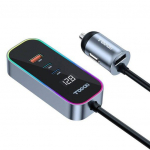 Automobilinis pakrovėjas, USB tipas C Toocki 3000 mA 6975600780406