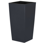 "Urbi" kvadratinis vazonas - antracito spalvos DURS240-S433 Prosperplast