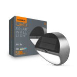 Saulės lemputė su judesio jutikliu LED 6.4Wh Videx, IP54