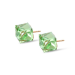 Auksuoti auskarai su Swarovski kristalais