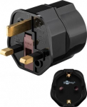 Kelioninis adapteris 13a su įžeminimu Uk, Honkongui