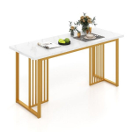 Virtuvės baldų komplektas Costway, 160x60 cm, rudas