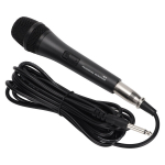 Dinaminis karaoke mikrofonas metalinis delninis mikrofonas su XLR laidu skirtas karaoke dainavimo kalbai vestuvėms lauke