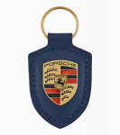 Porsche Blue Crest raktų pakabukas grandinėlė Odinis originalus WAP0500950E