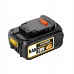 Pakaitinė dalis akumuliatoriniams įrankiams Dewalt DCB180, DCB182 &ndash; LED indikatorius, 5Ah talpa, 20V