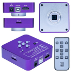 Mikroskopo kamera Puppis Pink PRO KMPPP-HDMI-USB &ndash; 51MP jutiklis, HDMI ir USB jungtys, FullHD vaizdas