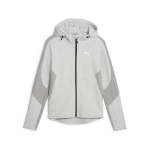 Laisvalaikio moteri&scaron;kas bliuzonas Puma EVOSTRIPE Full-Zip Hoodie- 67607304, pilkas, XS