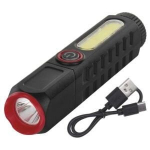 Įkraunamas žibintuvėlis LED plastikinis 120lm 400mAh