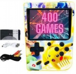 Žaidimų konsolė Žaidimų konsolė Mini Game Box Sup Plus Pikachu, 400 žaidimų