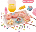 Žaislų gaminimo rinkinys, pasidaryk pats katės letenėlę Squishy