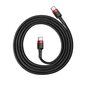 &bdquo;Baseus Cafule&ldquo; kabelis USB-C PD 2.0 QC 3.0 60 W 2 m (juodas + raudonas)