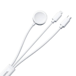 &bdquo;Apple Watch&ldquo; magnetinis įkroviklis &bdquo;Joyroom S-IW008 Lightning&ldquo; + USB-C 5 V 1,2 m (baltas)
