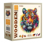 Medinė dėlionė, Mink&scaron;tas tigras, woodencity, HE 0312-L