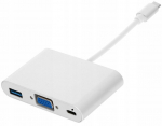 USB C ADAPTERIS VGA+USB 3.0+PD 4K HUB 3in1 MacBook