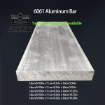 6061 aliuminio ruo&scaron;iniai, 1.8cm x 11.0cm - &scaron;lifuoti, kelių ilgių versijos CNC projektams., 1vnt18mmX110mmX100mm 0,554kg
