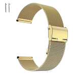 BestAccessories, &bdquo;Milanese&ldquo; laikrodžio dirželis, plotis 20 mm, auksinės spalvos