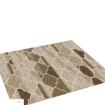 Geometrinis poliesterinis kilimas, 100 * 160 cm / 39,37 * 63 colių